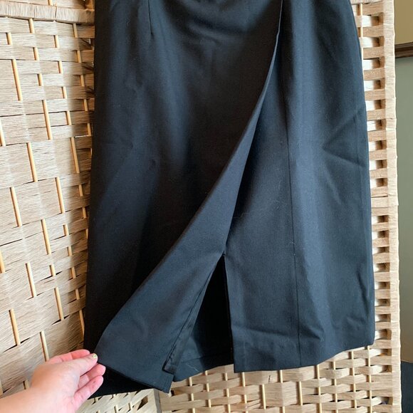 Vintage Academia Lined Riviera Wool Skirt - Picture 5 of 5